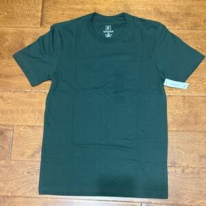 NWT Size XSmall George Short Sleeve Crew Tee — Dark Green